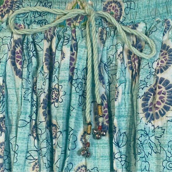 Take Two Vintage Bohemian Floral Midi Skirt Size 1X - Picture 6 of 12